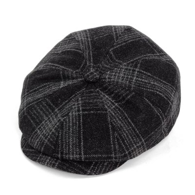 Schiebermütze / Schirmmütze - Gårda Premium Banbury Wool Newsboy (schwarz)