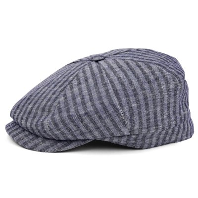 Schiebermütze / Schirmmütze - Gårda Barnaby Striped Newsboy (blau)