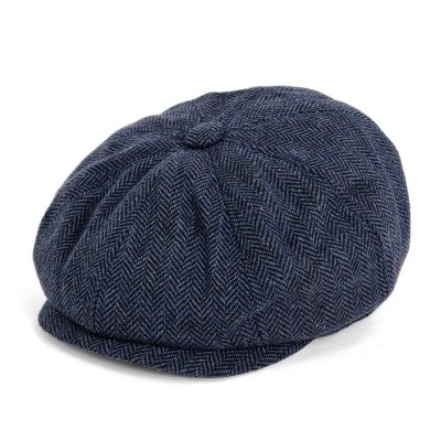 Schiebermütze / Schirmmütze - Gårda Digby Newsboy Cap (blau)
