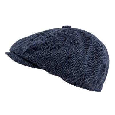 Schiebermütze / Schirmmütze - Gårda Digby Newsboy Cap (blau)