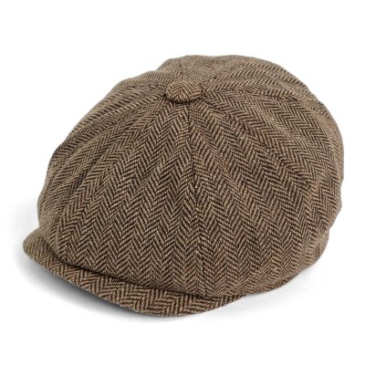 Schiebermütze / Schirmmütze - Gårda Digby Newsboy Cap (braun)