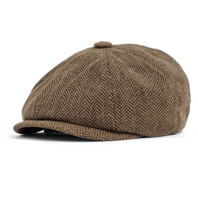Schiebermütze / Schirmmütze - Gårda Digby Newsboy Cap (braun)
