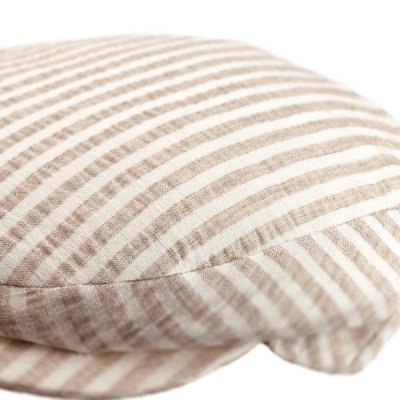 Schiebermütze / Schirmmütze - Gårda Gargery Striped Sixpence (beige)