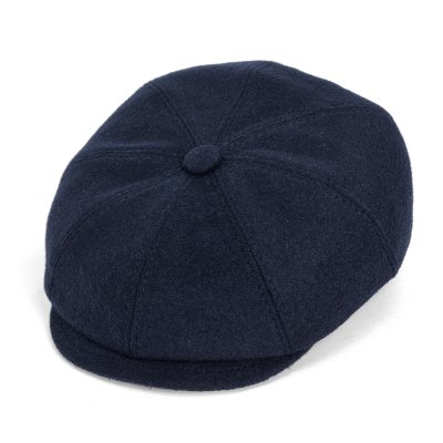 Schiebermütze / Schirmmütze - Gårda Premium Larkhall Wool Newsboy (blau)
