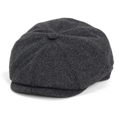 Schiebermütze / Schirmmütze - Gårda Premium Larkhall Wool Newsboy (grau)