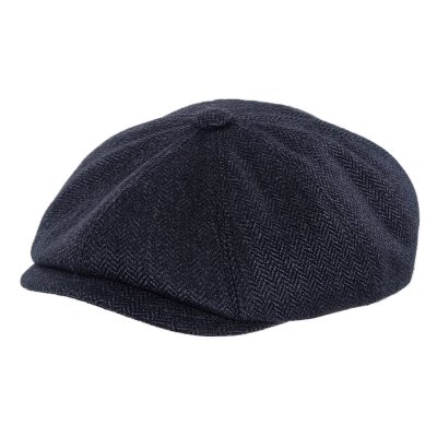 Schiebermütze / Schirmmütze - Gårda Premium Oakham Wool Newsboy (blau)