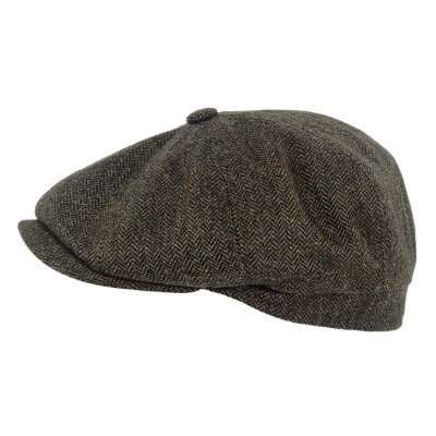 Schiebermütze / Schirmmütze - Gårda Premium Oakham Wool Newsboy (grün)