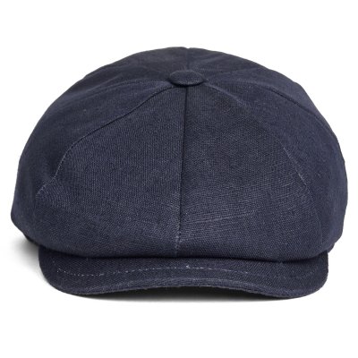 Schiebermütze / Schirmmütze - Gårda Palizzi Marina Linen Newsboy Cap (dunkelblau)