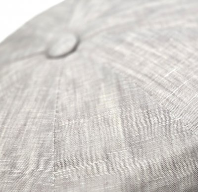 Schiebermütze / Schirmmütze - Gårda Palizzi Marina Linen Newsboy Cap (hellgrau)