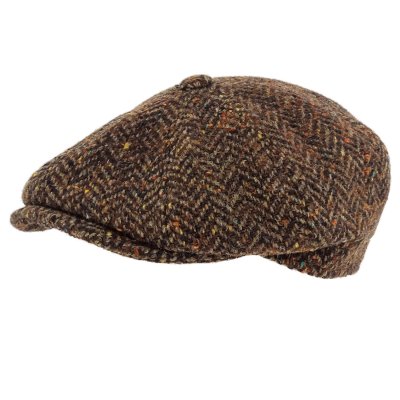 Schiebermütze / Schirmmütze - Gårda Premium Selkirk Wool Newsboy (braun)