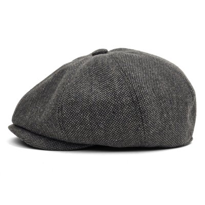 Schiebermütze / Schirmmütze - Gårda Telford Newsboy Cap (dunkelgrau)