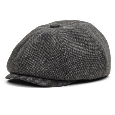 Schiebermütze / Schirmmütze - Gårda Telford Newsboy Cap (dunkelgrau)