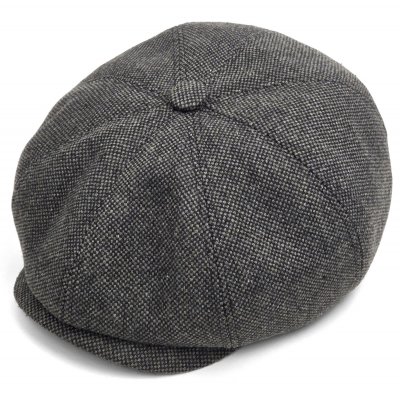 Schiebermütze / Schirmmütze - Gårda Telford Newsboy Cap (dunkelgrau)