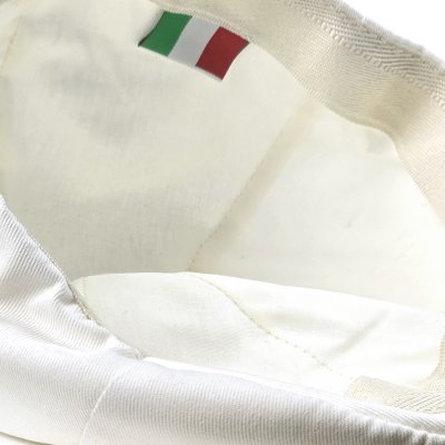 Schiebermütze / Schirmmütze - Gårda Vico Cotton Flat Cap (creme)