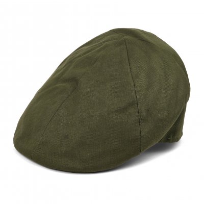 Gubbkeps / Flat cap - Gårda Vico Cotton Flat Cap (grön)