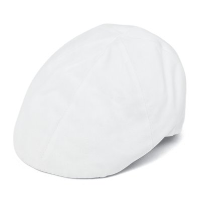 Schiebermütze / Schirmmütze - Gårda Vico Cotton Flat Cap (weiß)