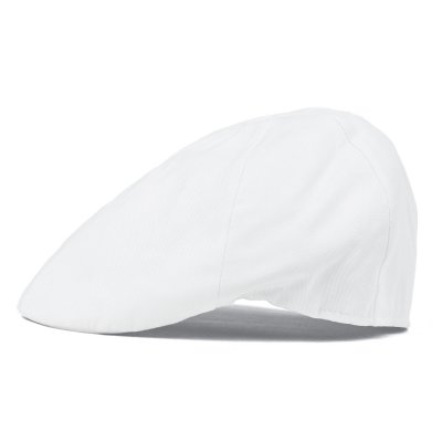 Schiebermütze / Schirmmütze - Gårda Vico Cotton Flat Cap (weiß)