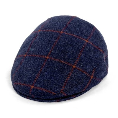 Schiebermütze / Schirmmütze - Gårda Premium Warrington Wool Sixpence (blau)