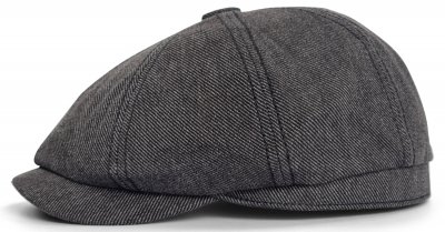 Schiebermütze / Schirmmütze - Gårda Carnew Newsboy Cap (schwarz)