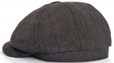 Schiebermütze / Schirmmütze - Gårda Carnew Newsboy Cap (schwarz)