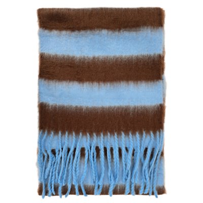 Schals - Gårda Dinibor Striped Scarf (blau/braun)