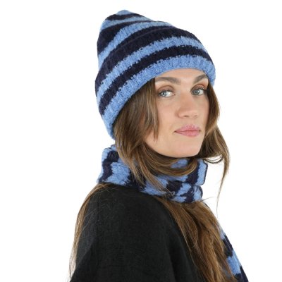 Schals - Gårda Grindelwald Striped Wool Mix Scarf (blau)