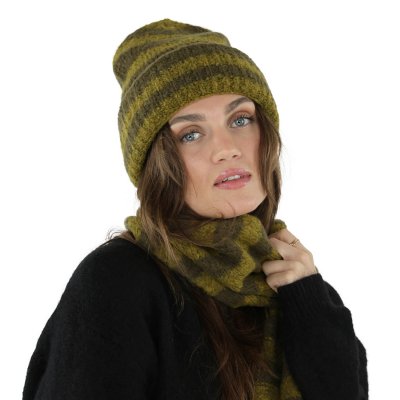 Schals - Gårda Grindelwald Striped Wool Mix Scarf (grün)