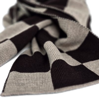 Schals - Gårda Kitzbühel Merino Wool Check Scarf (braun/beige)