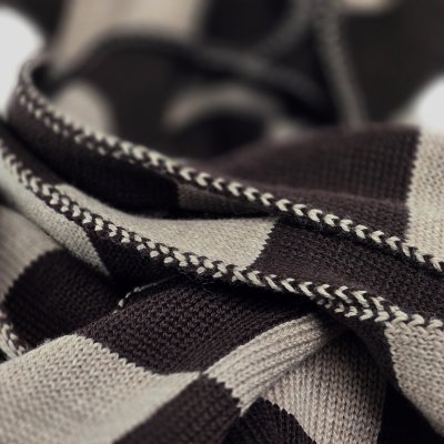 Schals - Gårda Kitzbühel Merino Wool Check Scarf (braun/beige)