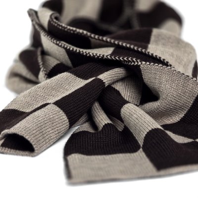 Schals - Gårda Kitzbühel Merino Wool Check Scarf (braun/beige)