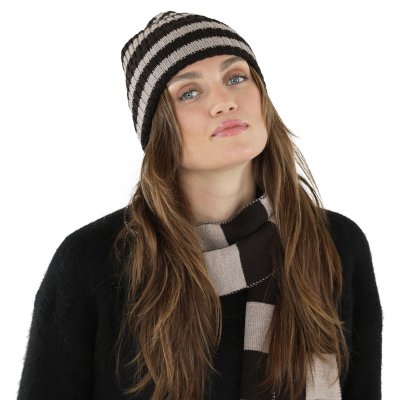 Schals - Gårda Kitzbühel Merino Wool Check Scarf (braun/beige)