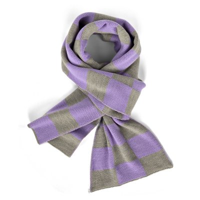 Schals - Gårda Kitzbühel Merino Wool Check Scarf (lila/beige)