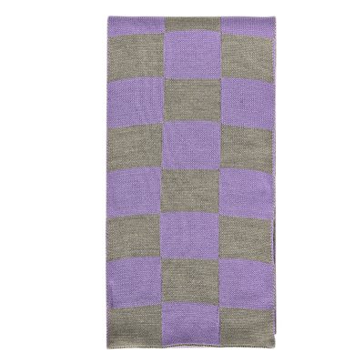 Schals - Gårda Kitzbühel Merino Wool Check Scarf (lila/beige)
