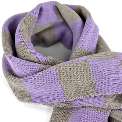 Schals - Gårda Kitzbühel Merino Wool Check Scarf (lila/beige)