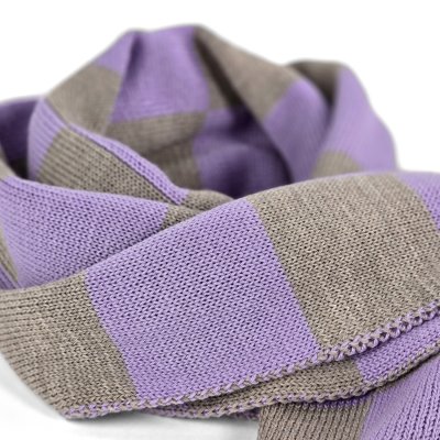 Schals - Gårda Kitzbühel Merino Wool Check Scarf (lila/beige)
