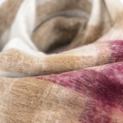 Schals - Gårda Piazzi Check Scarf (weiß/rosa)