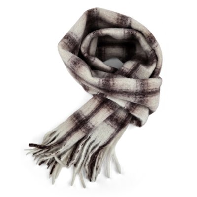 Schals - Gårda Rennell Check Wool Mix Scarf (beige)