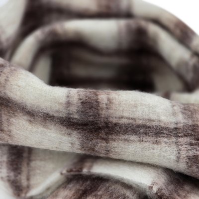 Schals - Gårda Rennell Check Wool Mix Scarf (beige)