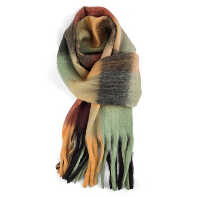 Schals - Gårda Taraba Check Scarf (rot/mehrfarbig)