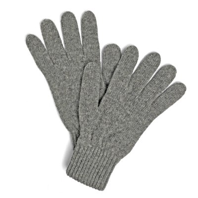 Handschuhe - Gårda Tolmin Knitted Wool Mix Gloves (grau)