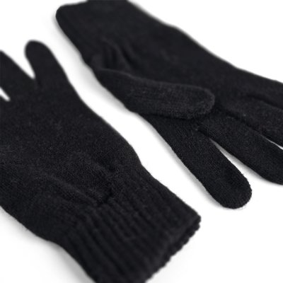Handschuhe - Gårda Tolmin Knitted Wool Mix Gloves (schwarz)