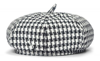 Baskenmütze - Gårda Tribeca Beret (schwarz/weiß)