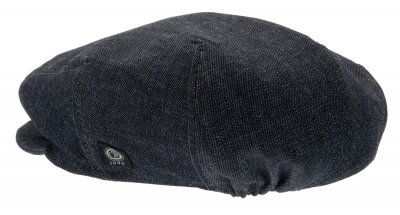 Schiebermütze / Schirmmütze - CTH Ericson Carl Jr. Organic Cotton Flat Cap (denim)