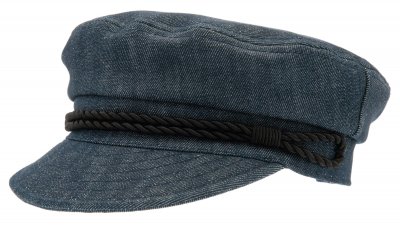 Schiebermütze / Schirmmütze - CTH Ericson Oscar Jr. Fiddler Cap (denim)