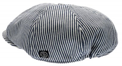 Schiebermütze / Schirmmütze - CTH Ericson Theodor Jr. Newsboy Cap (blau/weiß)