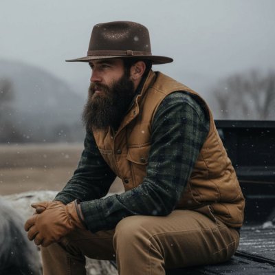 Hüte - Gårda Tropea Fedora Wool Hat (braun)