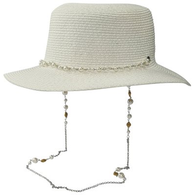 Strohhut - Gårda Amidala (weiß)