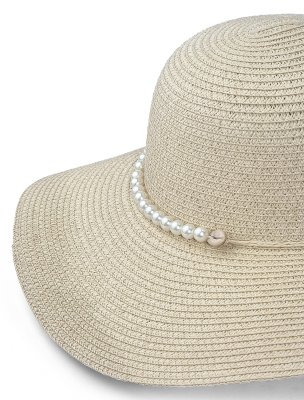 Strohhut - Gårda Marcella (beige)