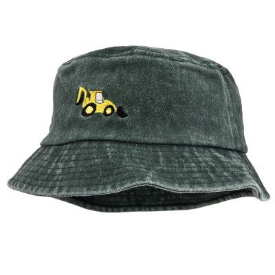 Hüte Kind - Gårda Bulldozer Bucket Hat (grün)