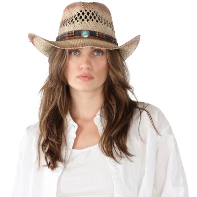 Strohhut - Gårda Amalfi Western Hat (natur)